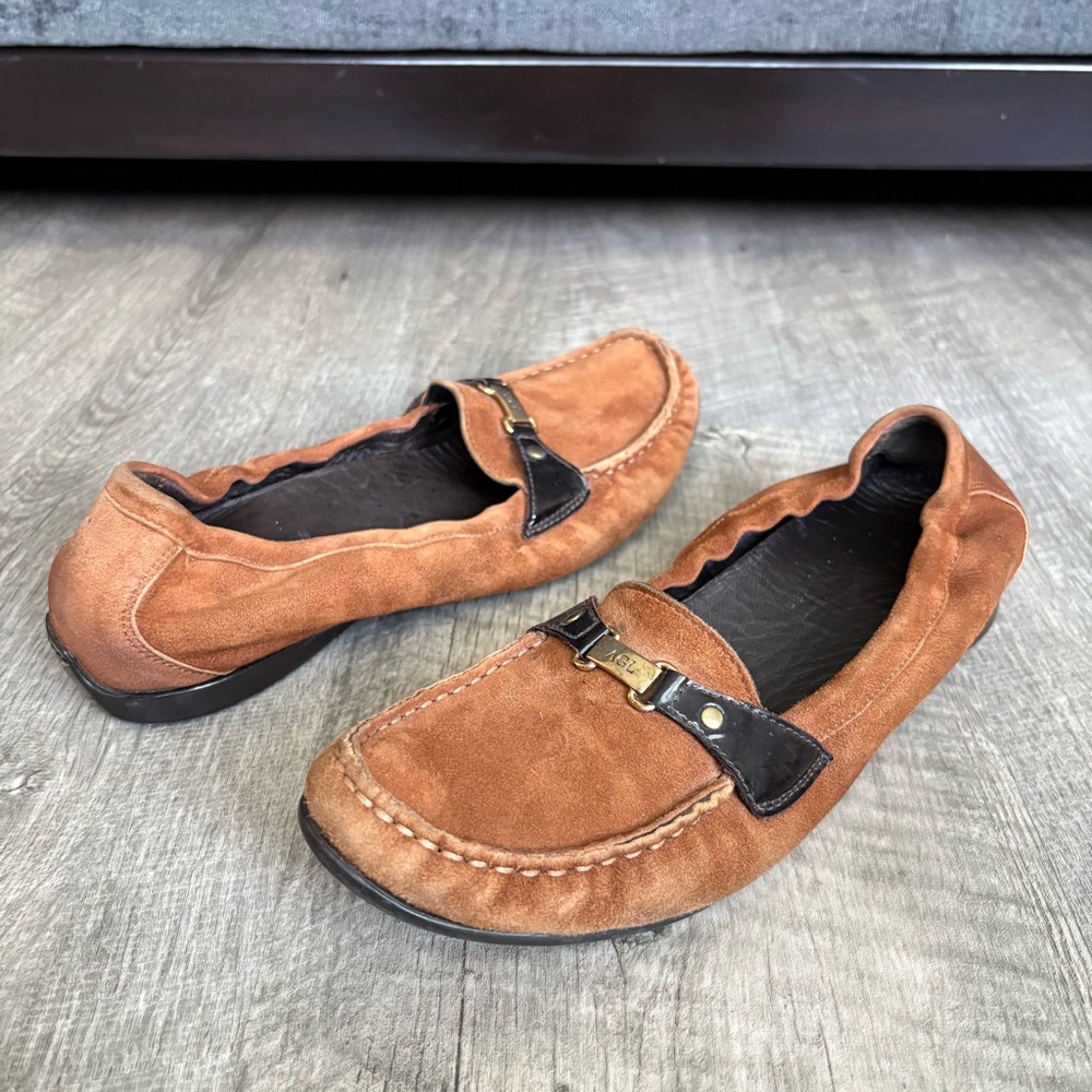 AGL Attilio Giusti Leombruni Womens Loafers Shoes Sz 8.5 EU 39 Quiet Luxury